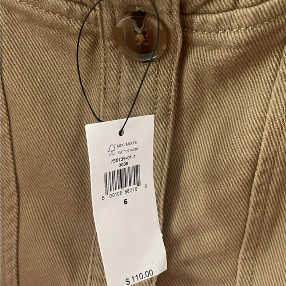 BR Factory Tan Button-Up Dress - Picture 2 of 4